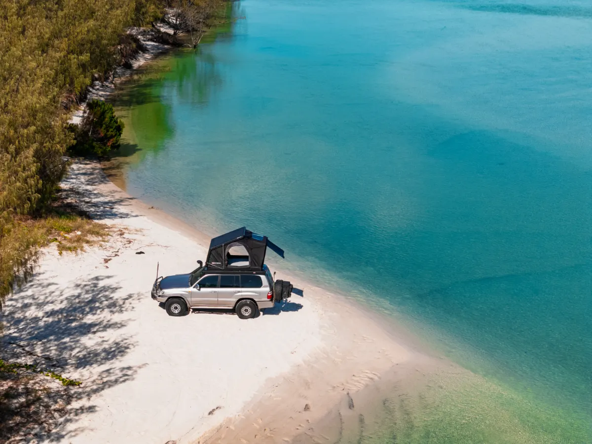 ARB touring vehicle set up for remote travel