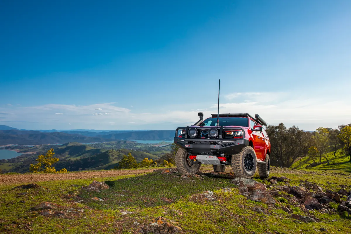 ARB bull bar and winch fitted to a ute